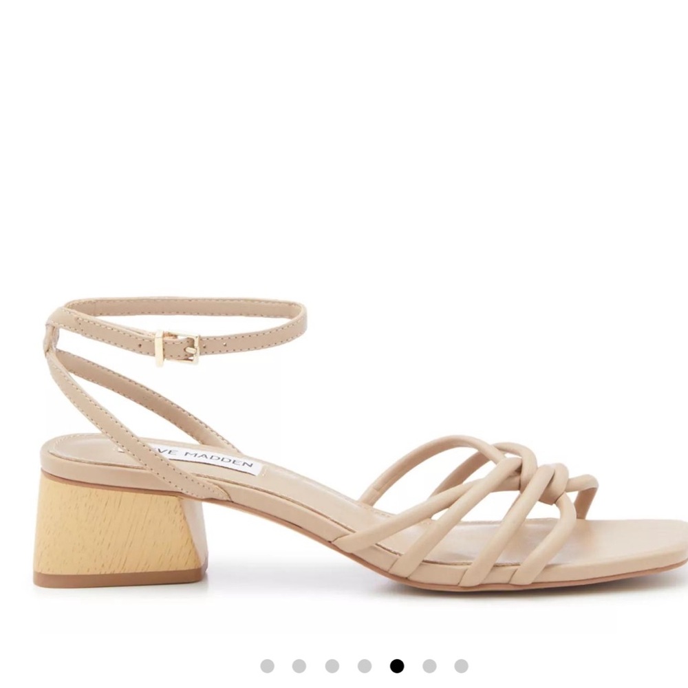 Steve Madden Abigail Sandals in Tan - Picture 7 of 7